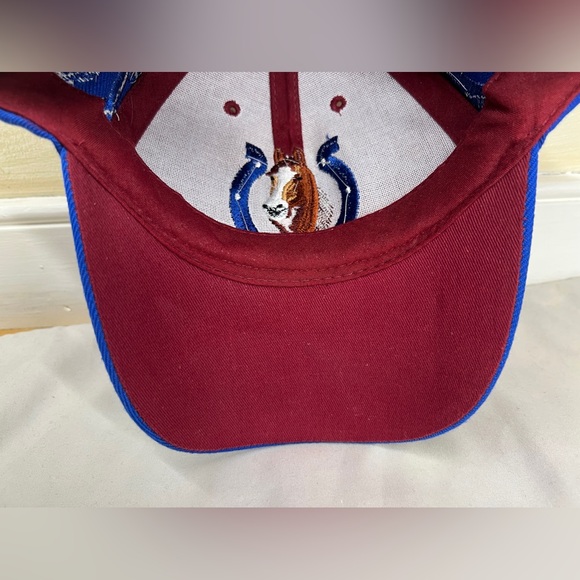 August Sportswear men’s Lucky Horse Shoe Embroidered hook & loop Baseball Cap - Picture 12 of 16